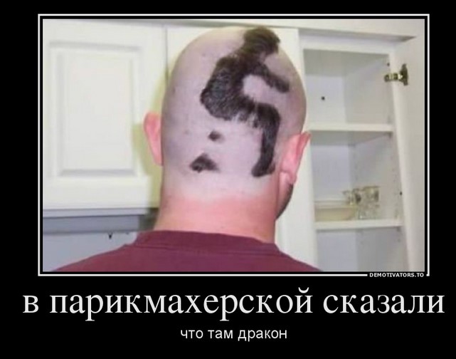 В парикмахерской сказали, что там дракон